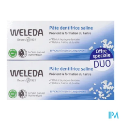 WELEDA PATE DENT SALINE 75ML X2