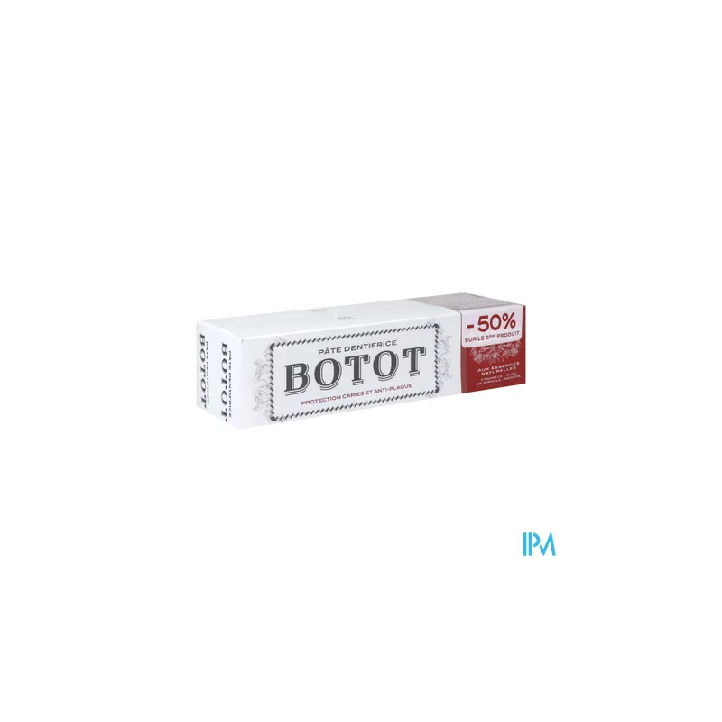BOTOT DENT A/PLAQ ESS NATUR75ML X2