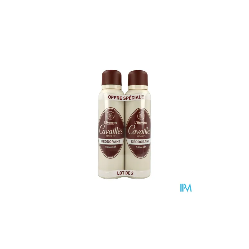 CAVAILLES DEO HOMME 48H SPR150MLX2