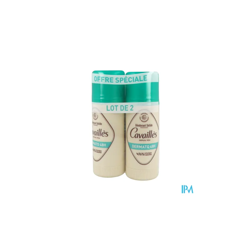 CAVAILLES DEO DERMA 48H STICK40X2