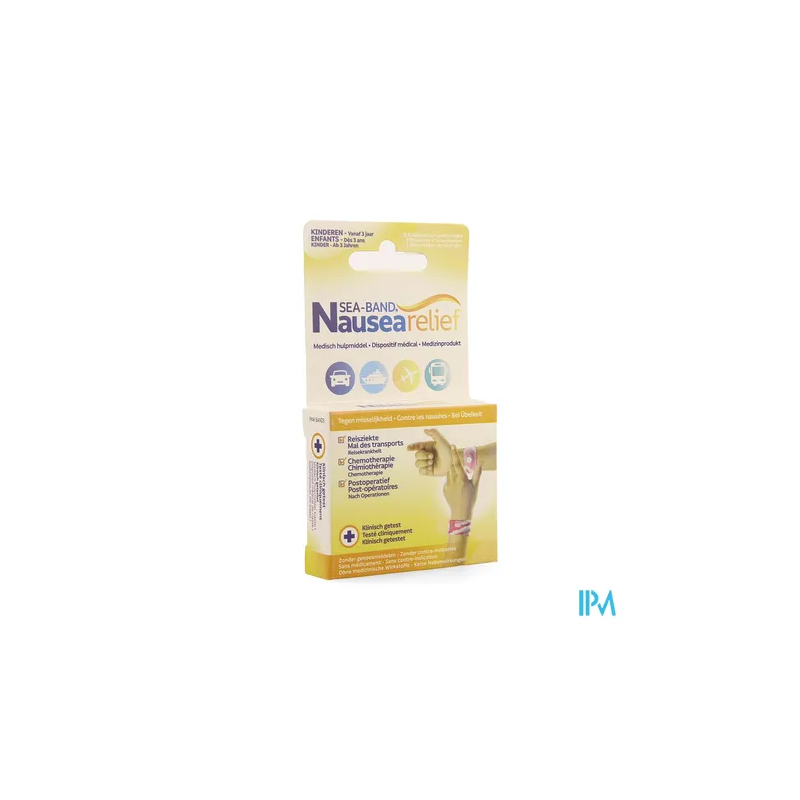 SEA-BAND BRACEL NAUS ENFANT ROSE 2