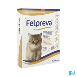 FELPREVA SPOT-ON CHAT MOY 0,74MLX2