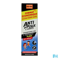 CINQ/CINQ SH NATURA A/POUX400ML