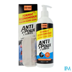 CINQ/CINQ SH NATURA A/POUX400ML