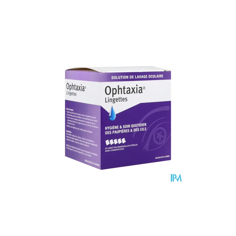OPHTAXIA LINGETTE HYGIENE/SOIN 20