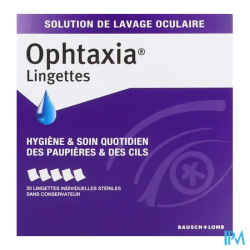 OPHTAXIA LINGETTE HYGIENE/SOIN 20