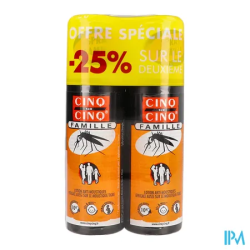 CINQ/CINQ FAMILLE SPRAY 100ML X2