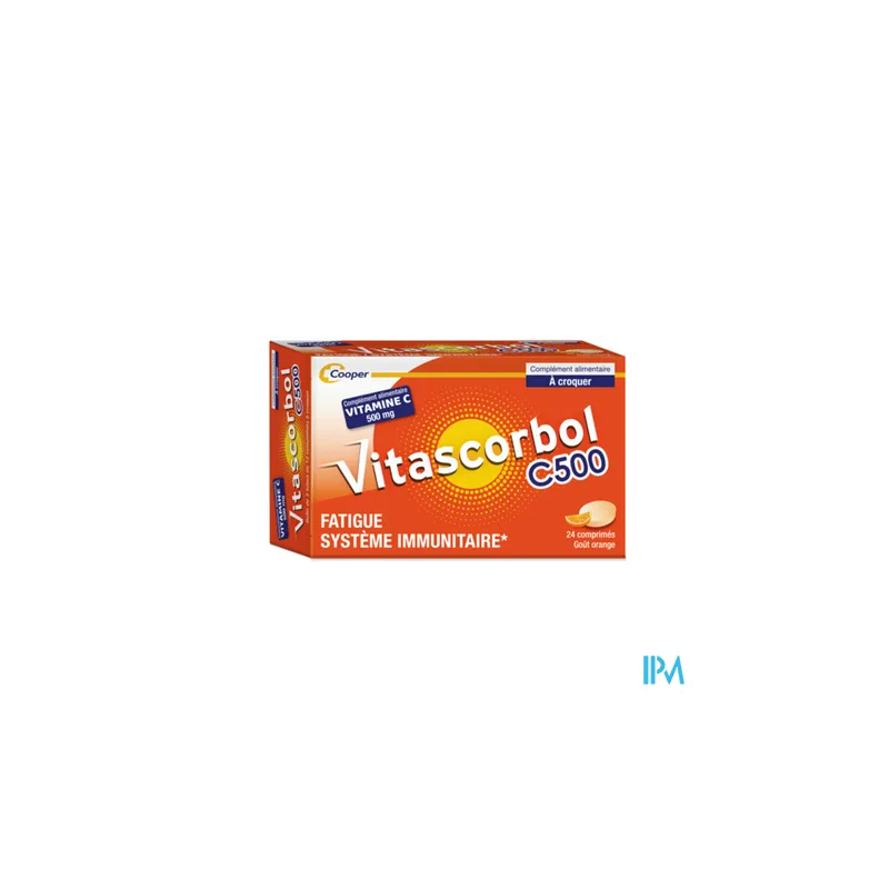 VITASCORBOL C 500 CPR A CROQUER 24