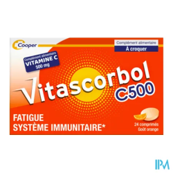 VITASCORBOL C 500 CPR A CROQUER 24