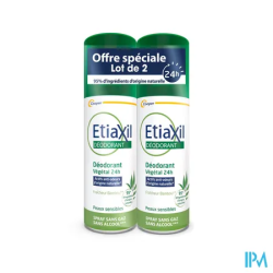 ETIAXIL DEO VEG 24H SPR 100MLX2