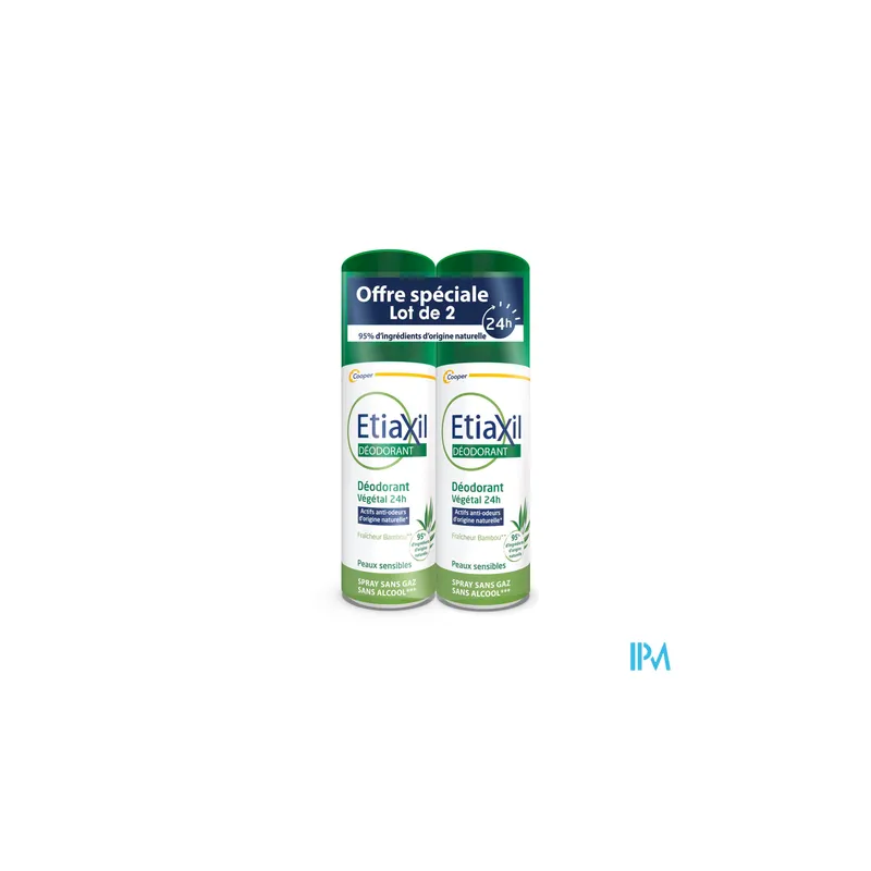 ETIAXIL DEO VEG 24H SPR 100MLX2