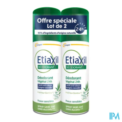 ETIAXIL DEO VEG 24H SPR 100MLX2