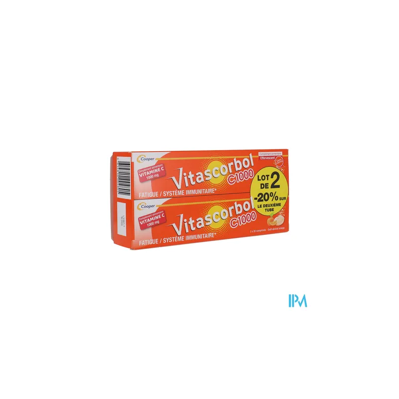 VITASCORBOL C 1000 CPR EFFERV20X2