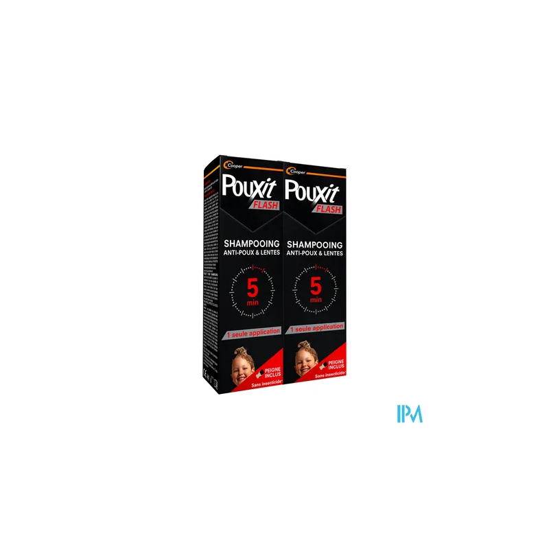 POUXIT FLASH SHAMPOOING 100MLX2