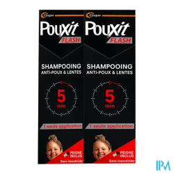 POUXIT FLASH SHAMPOOING 100MLX2