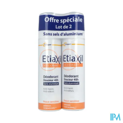 ETIAXIL DEO DOUC 48H AERO 150ML X2