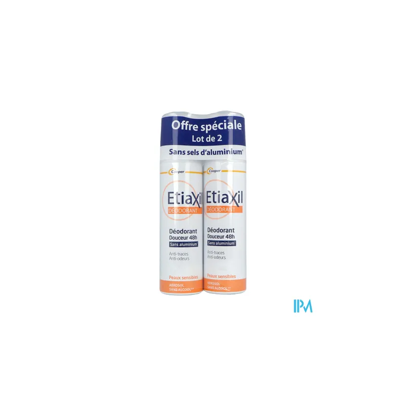 ETIAXIL DEO DOUC 48H AERO 150ML X2
