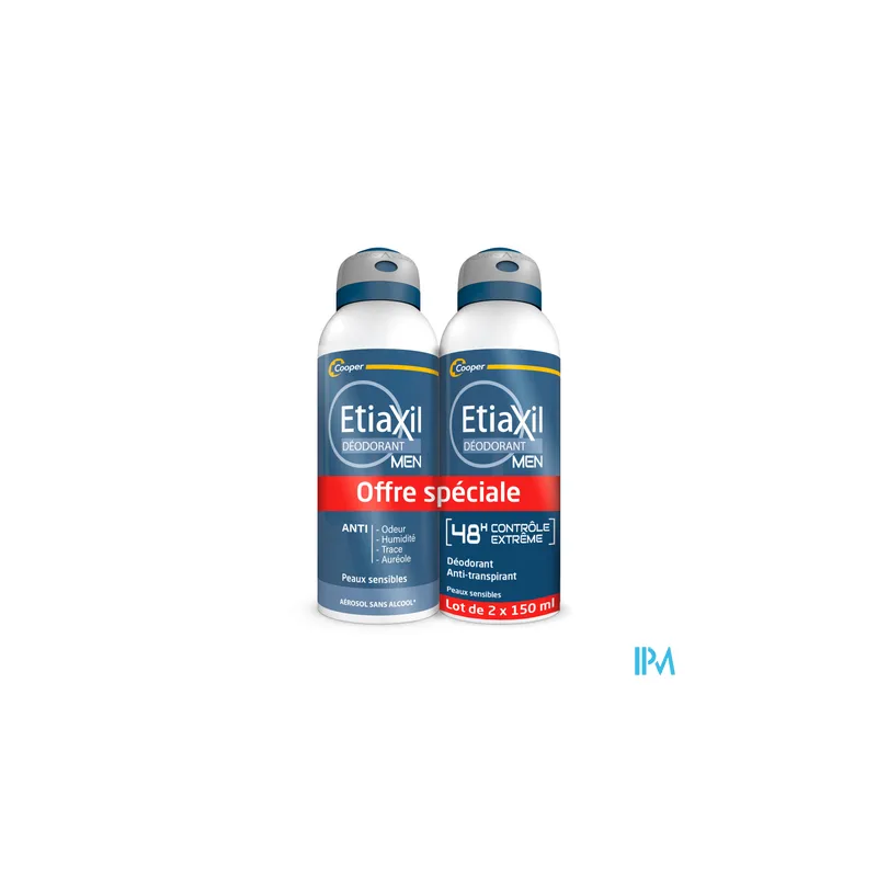 ETIAXIL DEO HOM 48H AERO 150MLX2