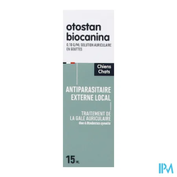 BIOCANINA OTOSTAN GTT AURIC 15ML