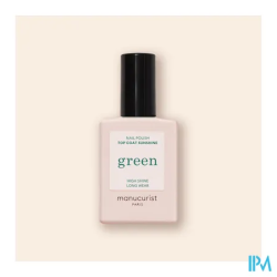 MANUCURIST GREEN TOP COAT SUNS15ML