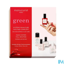 MANUCURIST KIT GREEN POPPY RED