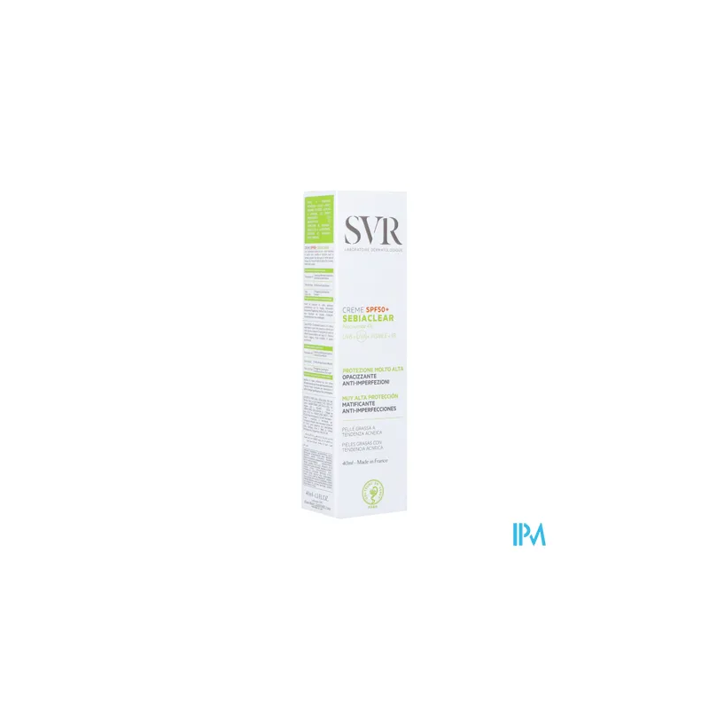 SVR SEBIACLEAR CREME SPF50+ 40ML