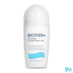 Biotherm deo pure invis rollon75ml - La Grande Pharmacie