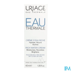 Uriage eau therm cr eau rich 40ml - La Grande Pharmacie