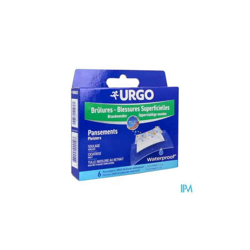 URGO BRULURE WATERPROOF PM 6