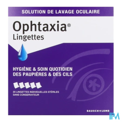 Ophtaxia lingette hygiene soin 20 - La Grande Pharmacie