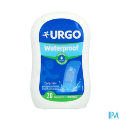 URGO WATERPROOF PANS TRSP BTE 20