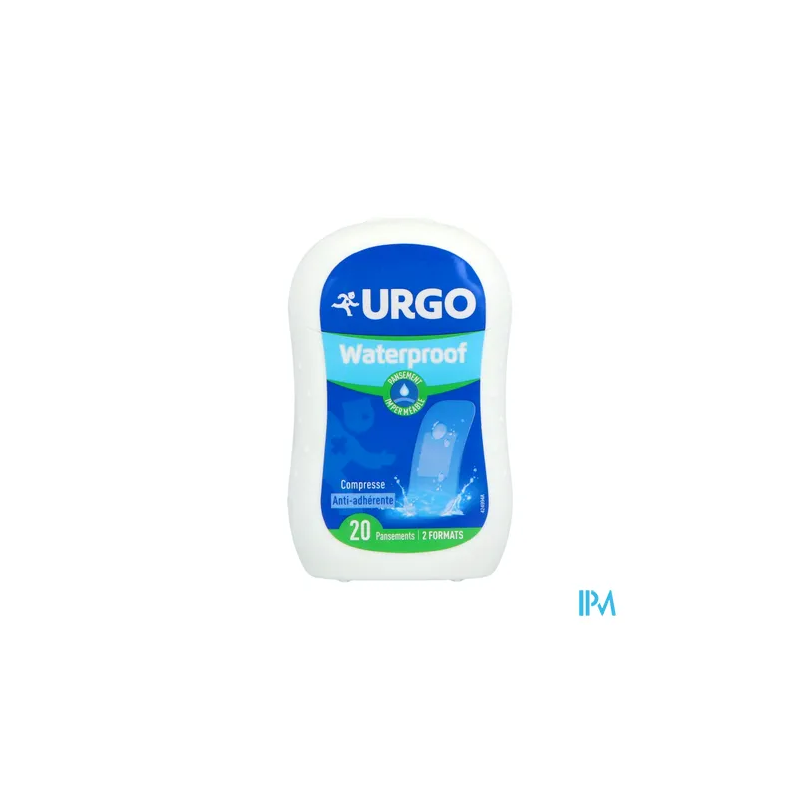 URGO WATERPROOF PANS TRSP BTE 20