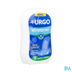 URGO WATERPROOF PANS TRSP BTE 38
