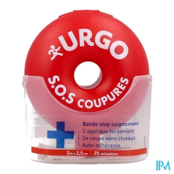 URGO SOS COUPURE BDE 3MX2.5CM
