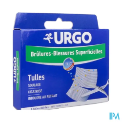 URGO BRULURE TULLEST 5CMX5CM 6