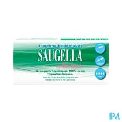 SAUGELLA COT TOUCH TAMP SUPER 16