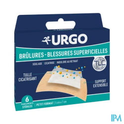 URGO BRULURES PANS 50X70 TLC ST 6