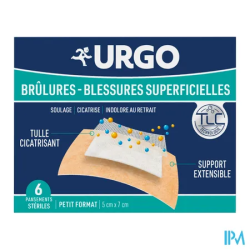 URGO BRULURES PANS 50X70 TLC ST 6