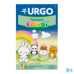 URGO PANSEMENT TATOO KAWAI X16
