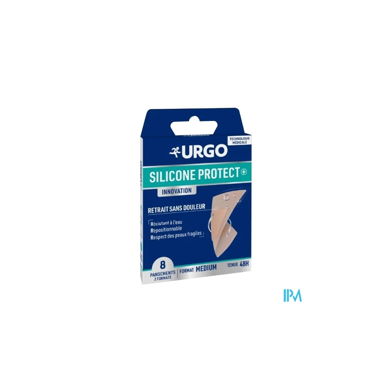 URGO PANS SILICONE PROTECT+ MED 8