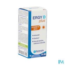 ERGY D PLUS COMPTE-GOUTTE 15ML