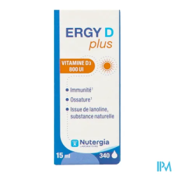 ERGY D PLUS COMPTE-GOUTTE 15ML