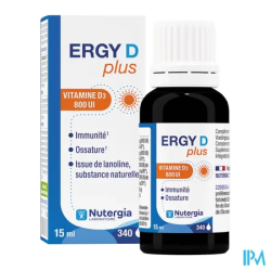 ERGY D PLUS COMPTE-GOUTTE 15ML