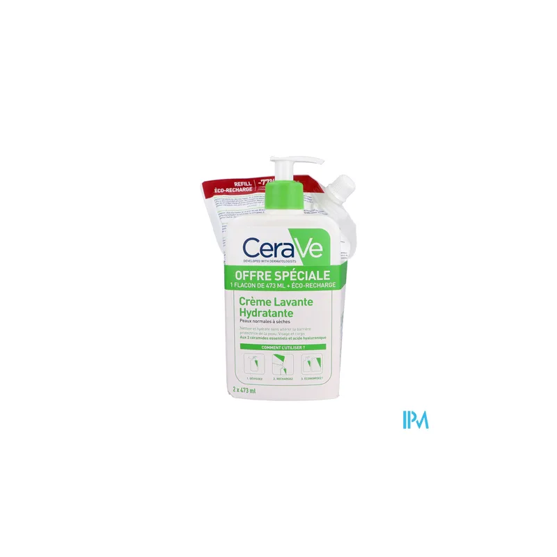 CERAVE CR LAVANTE HYDRA 473ML+RECH