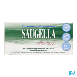 SAUGELLA COT TOUCH TAMP NORMAL 16