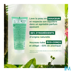 Klorane gel dch seve bambou200ml - La Grande Pharmacie