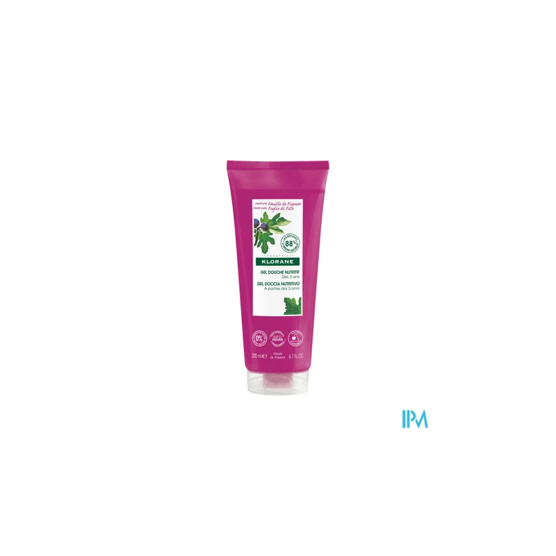 Klorane gel dch feuil figuier200ml - La Grande Pharmacie