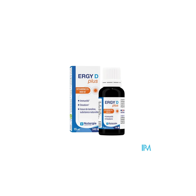 ERGY D PLUS 800UI GTTE BUV 15ML