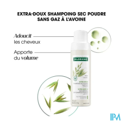 Klorane sh sec avoine pdr spr 50g - La Grande Pharmacie