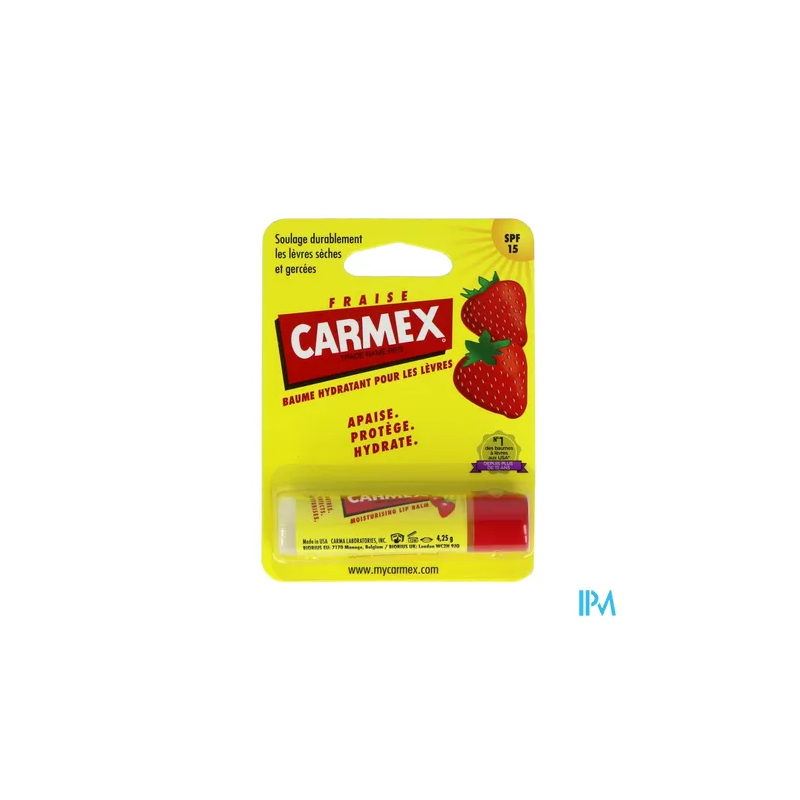 CARMEX STICK LEV SPF15 FRAISE 4G
